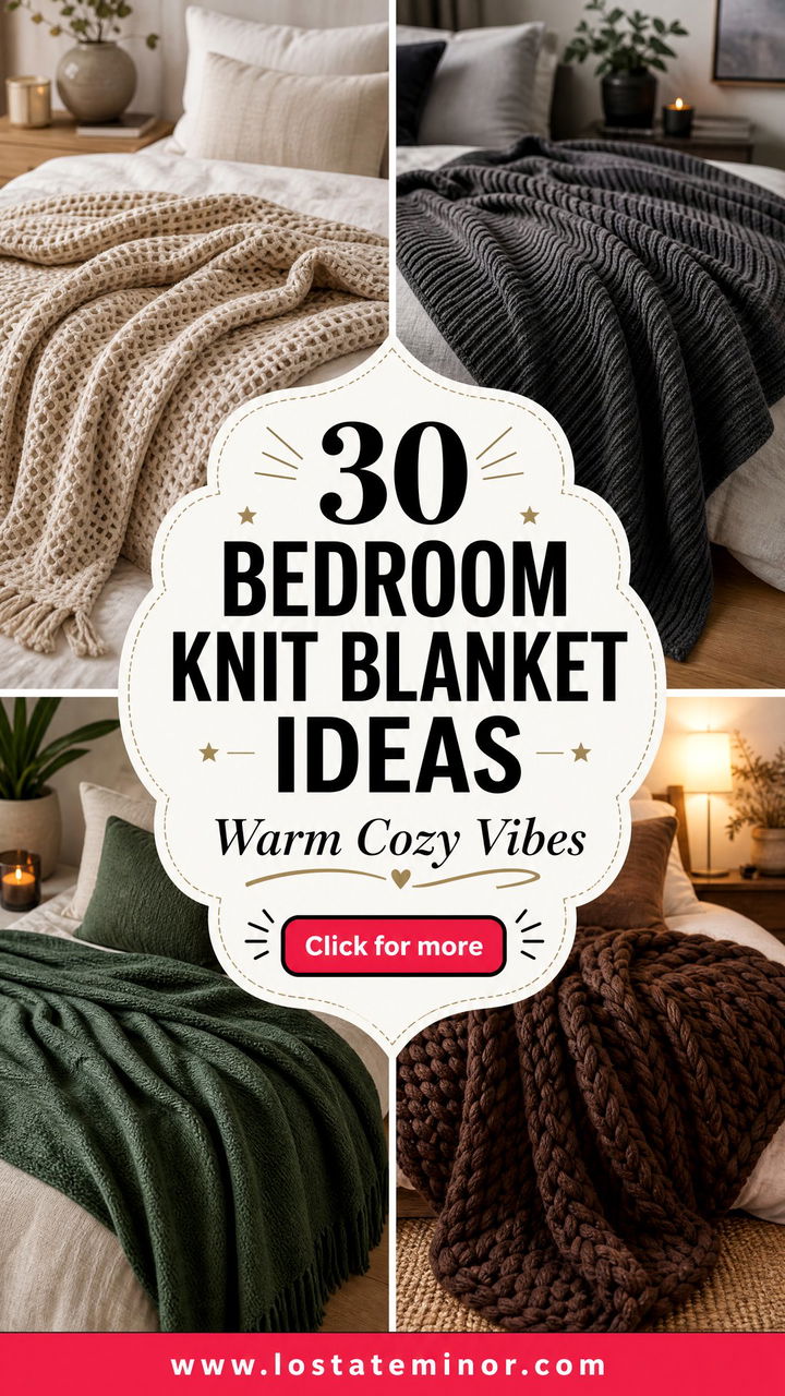 30 Cozy Bedroom Knit Blankets to Warm Up Your Space - 30 Cozy Bedroom Knit Blankets to Warm Up Your Space