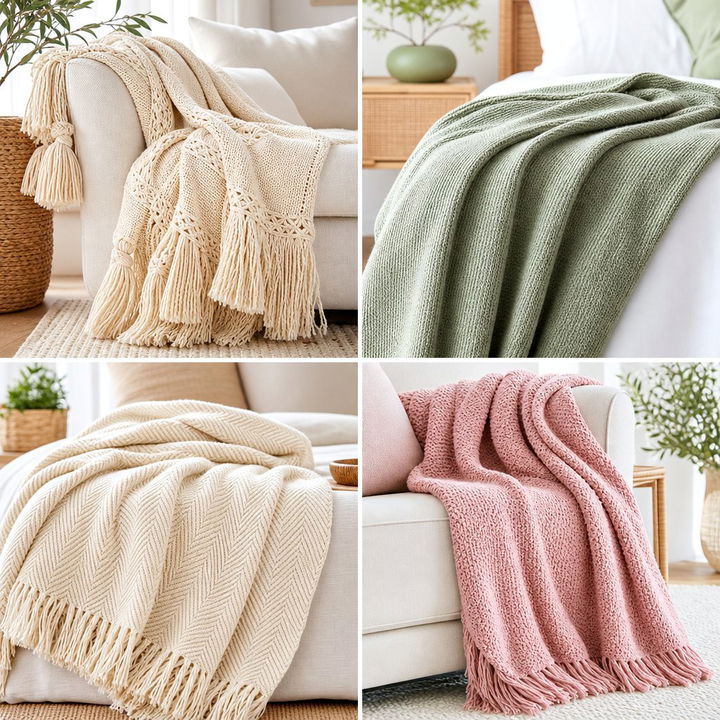 30 Cozy Bedroom Knit Blankets to Warm Up Your Space