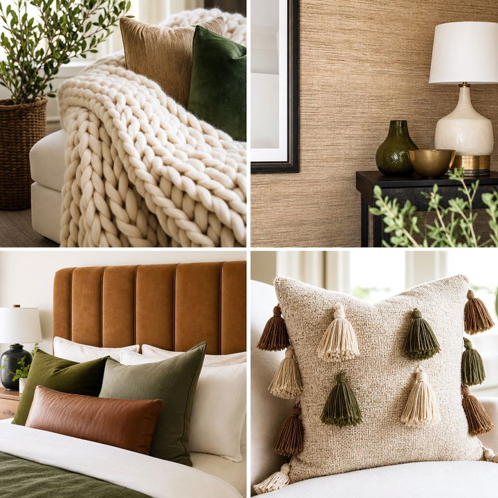 30 Cozy Bedroom Texture Layering Ideas for a Comfy Retreat