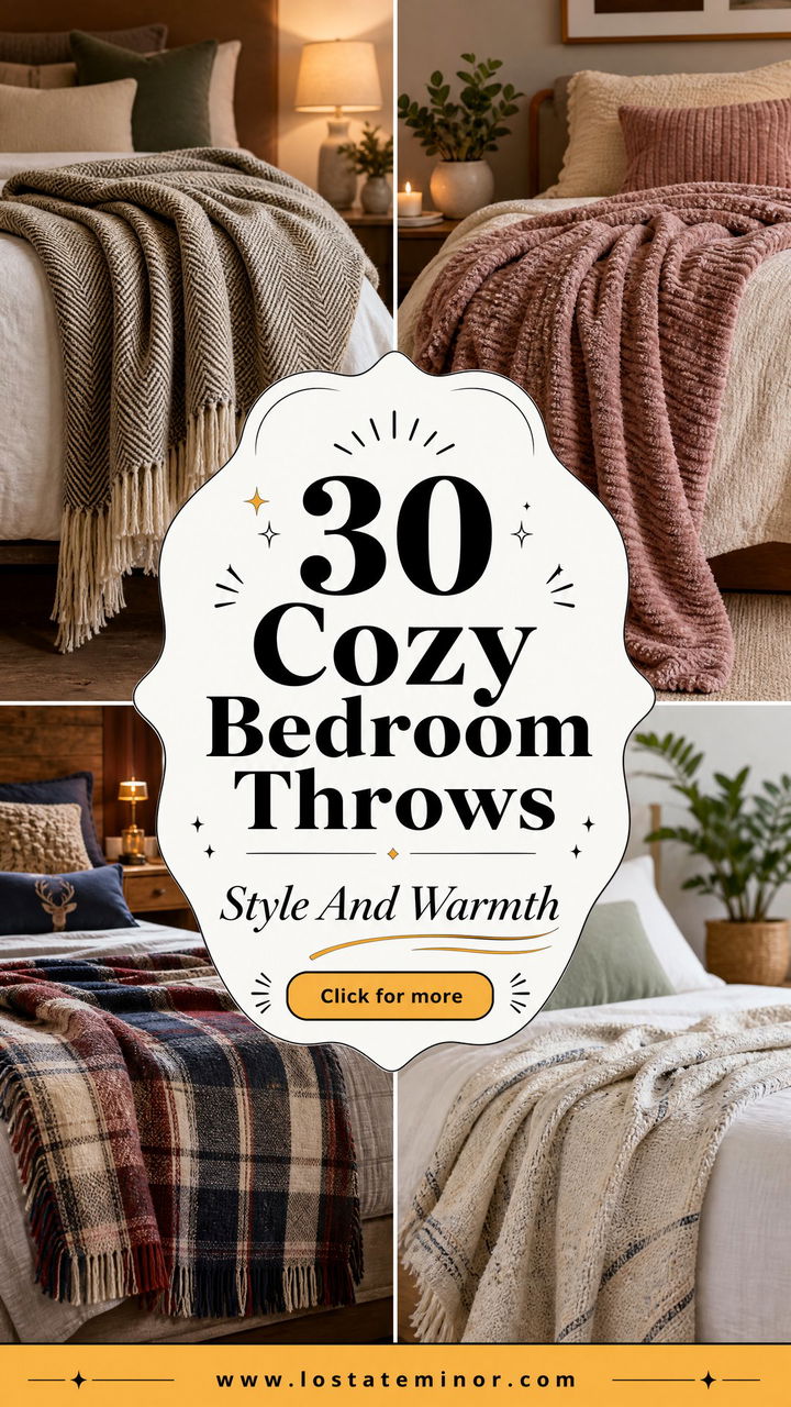 30 Cozy Bedroom Throws to Add Style and Warmth to Your Bed - 30 Cozy Bedroom Throws to Add Style and Warmth to Your Bed