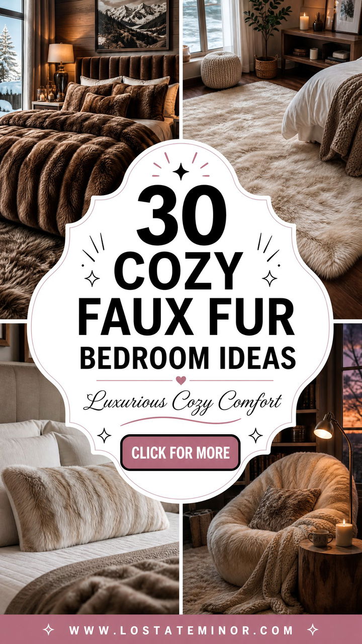 30 Cozy Faux Fur Bedroom Ideas for Luxurious Comfort - 30 Cozy Faux Fur Bedroom Ideas for Luxurious Comfort