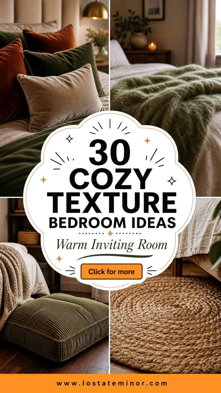 30 Cozy Texture Bedroom Ideas for a Warm and Inviting Room - 30 Cozy Texture Bedroom Ideas for a Warm and Inviting Room