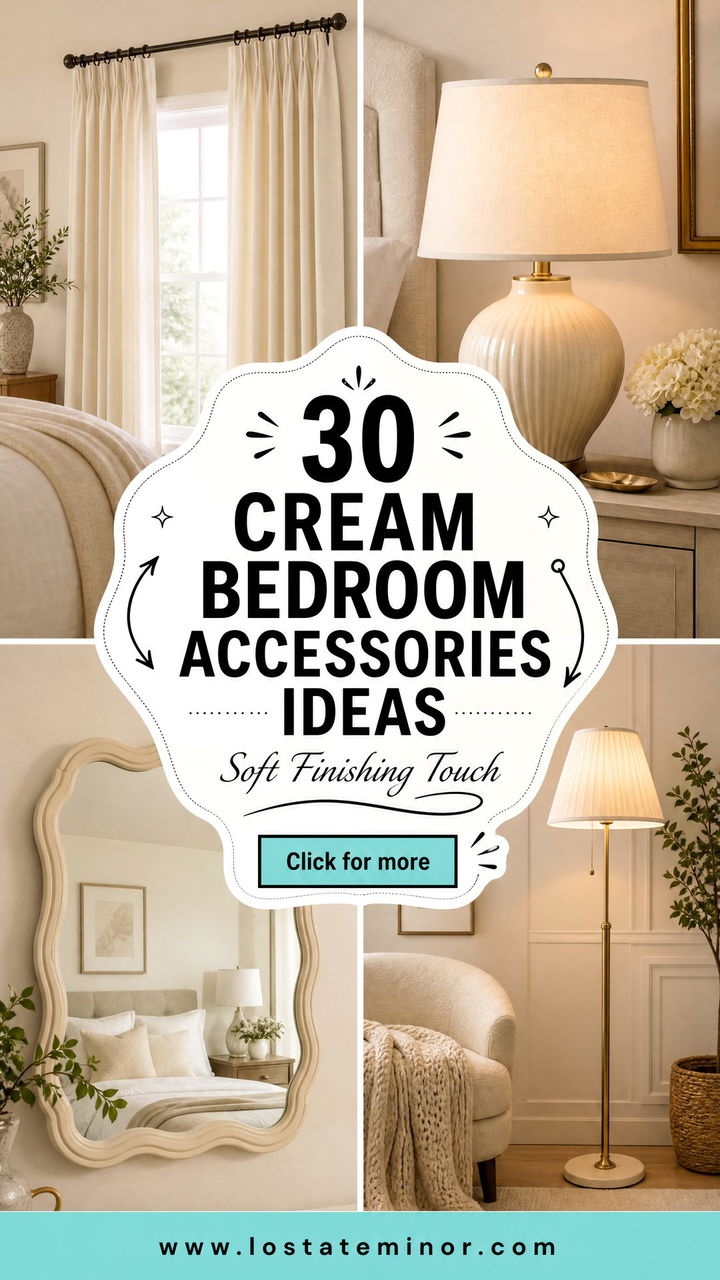 30 Cream Bedroom Accessories Ideas for Soft Finishing - 30 Cream Bedroom Accessories Ideas for Soft Finishing