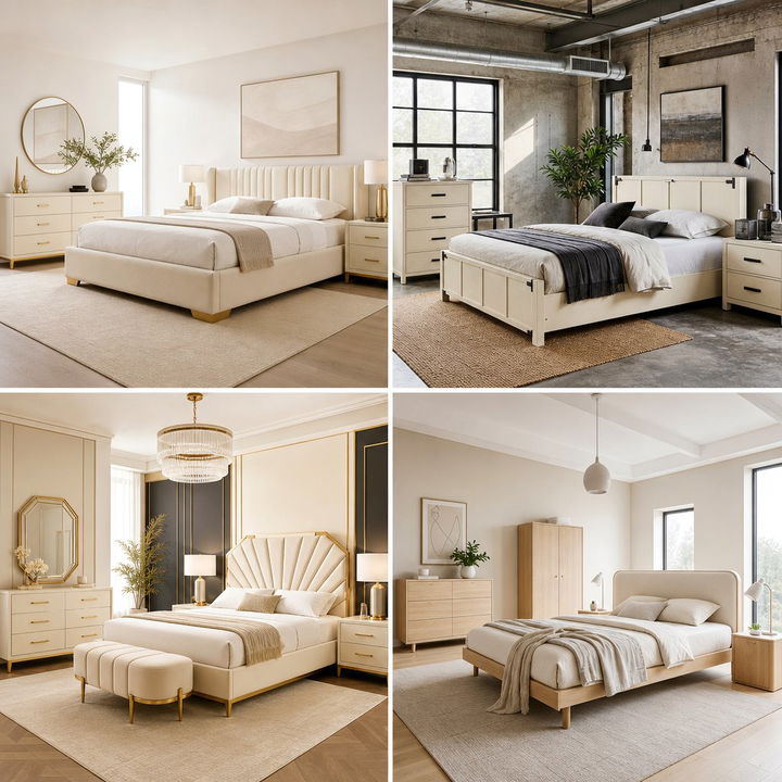 30 Cream Bedroom Furniture Ideas for a Chic and Cozy Room