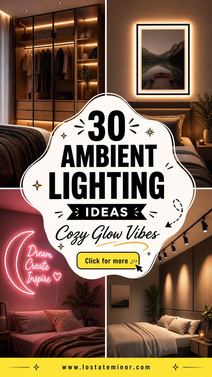 30 Creative Bedroom Ambient Lighting Ideas for Cozy Vibes - 30 Creative Bedroom Ambient Lighting Ideas for Cozy Vibes