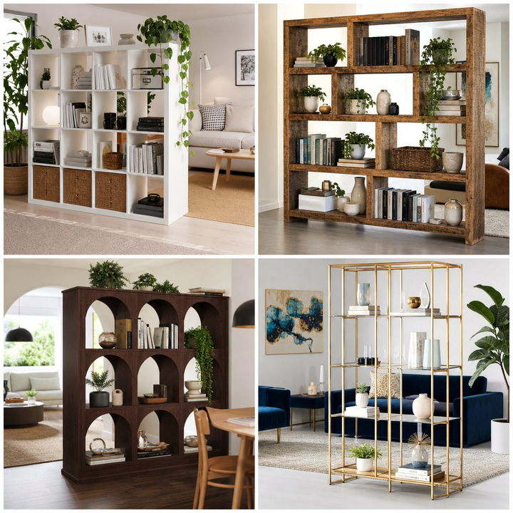 30 Creative Bedroom Bookshelf Dividers for Better Organization