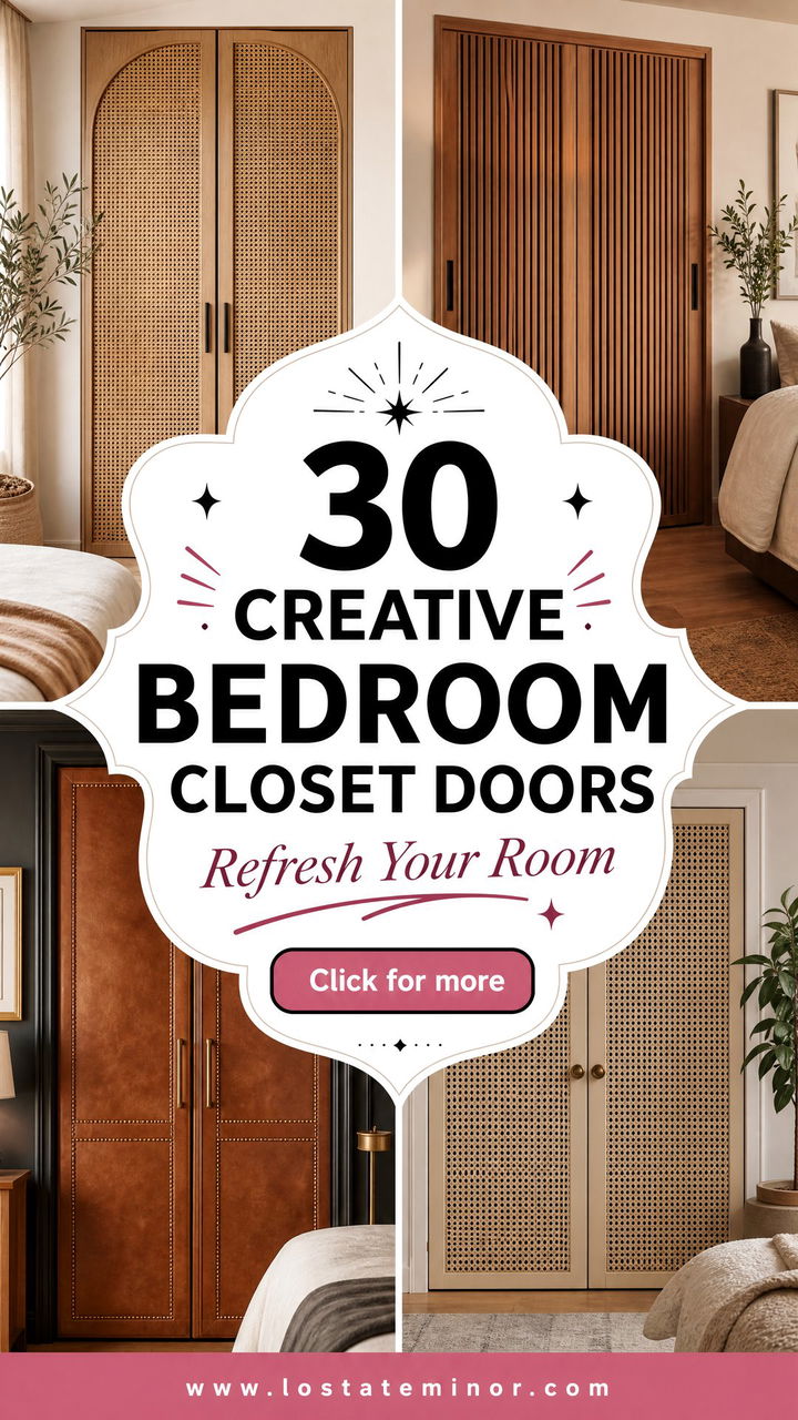 30 Creative Bedroom Closet Doors to Enhance Your Room Decor - 30 Creative Bedroom Closet Doors to Enhance Your Room Decor