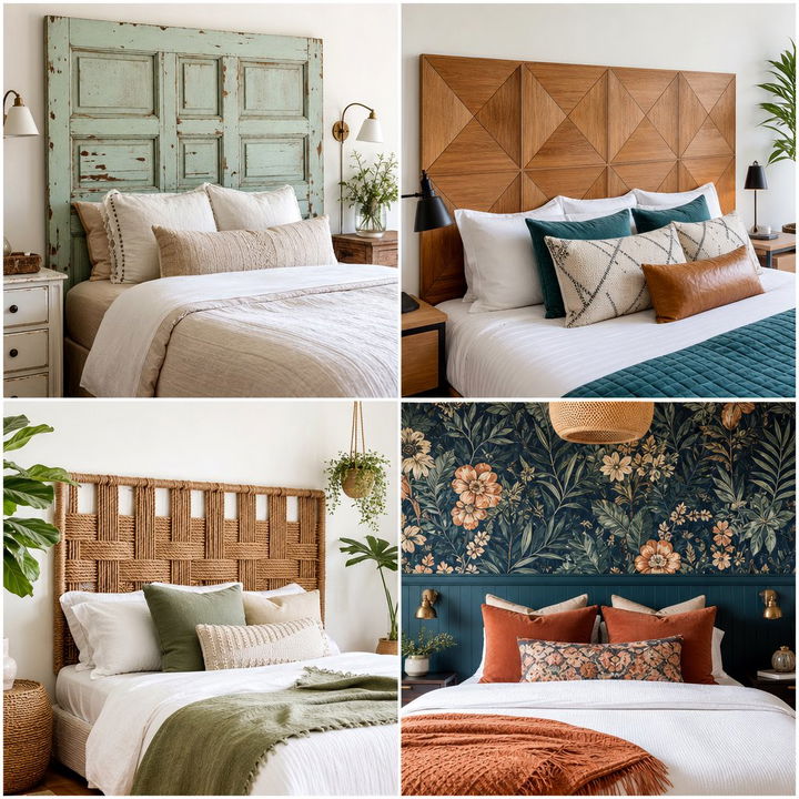 30 Creative Bedroom DIY Headboard Ideas for a Custom Look