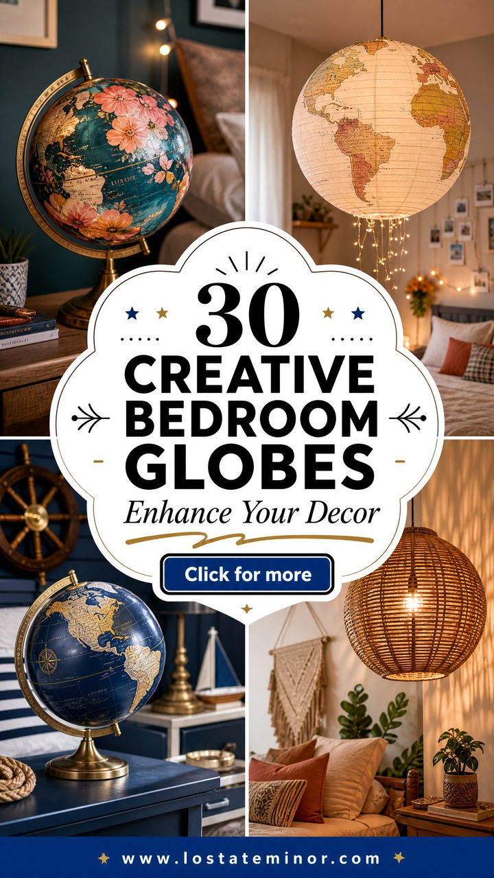30 Creative Bedroom Globes to Enhance Your Decor Style - 30 Creative Bedroom Globes to Enhance Your Decor Style