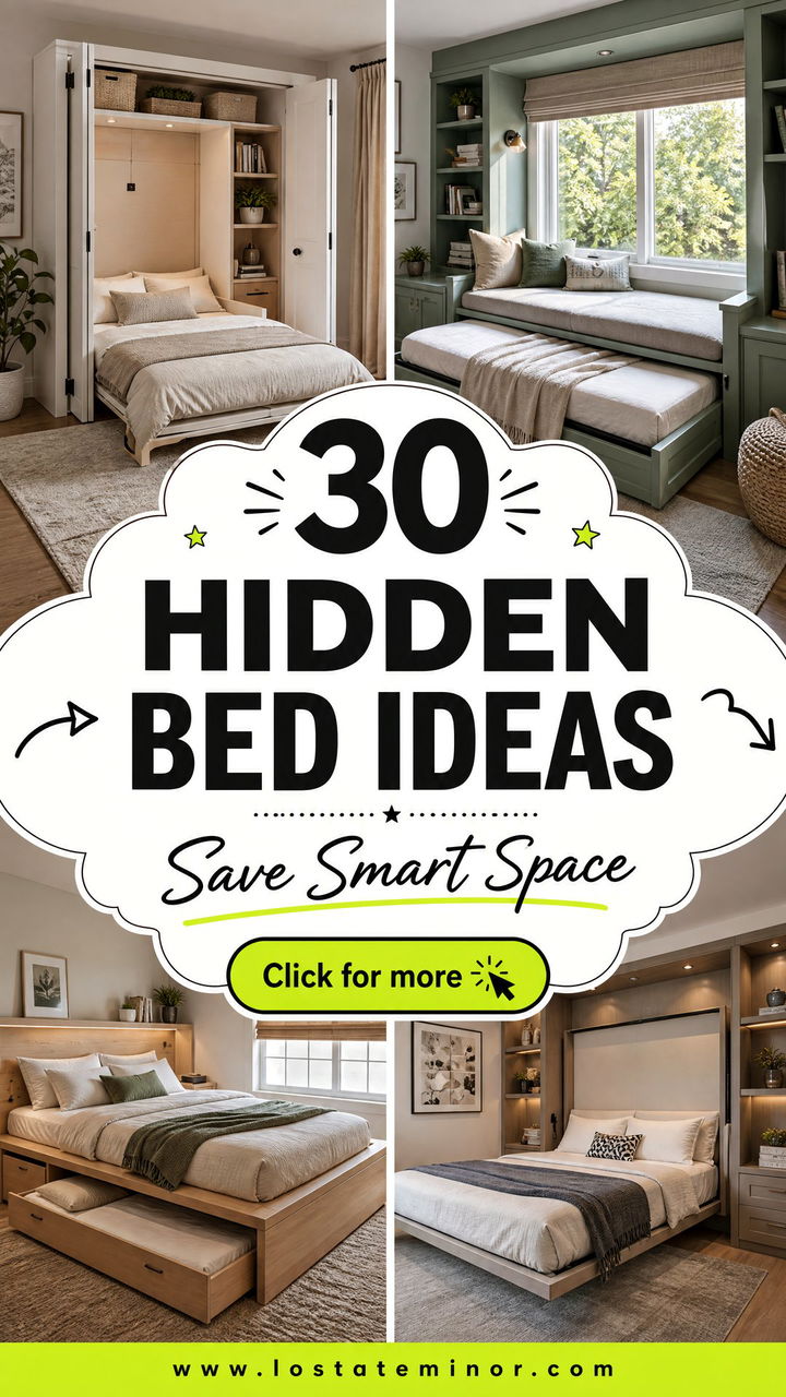 30 Creative Bedroom Hidden Bed Ideas to Save Your Space - 30 Creative Bedroom Hidden Bed Ideas to Save Your Space