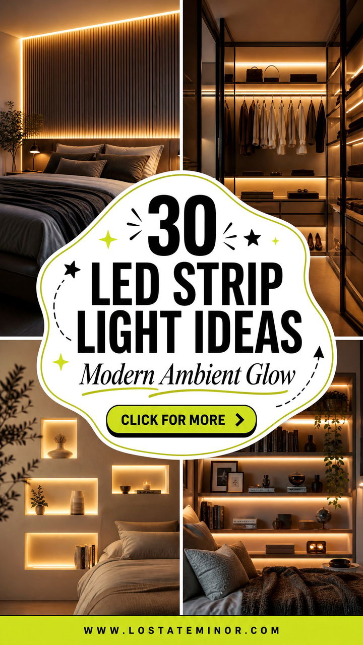 30 Creative Bedroom LED Strip Lights Ideas for Ambiance - 30 Creative Bedroom LED Strip Lights Ideas for Ambiance