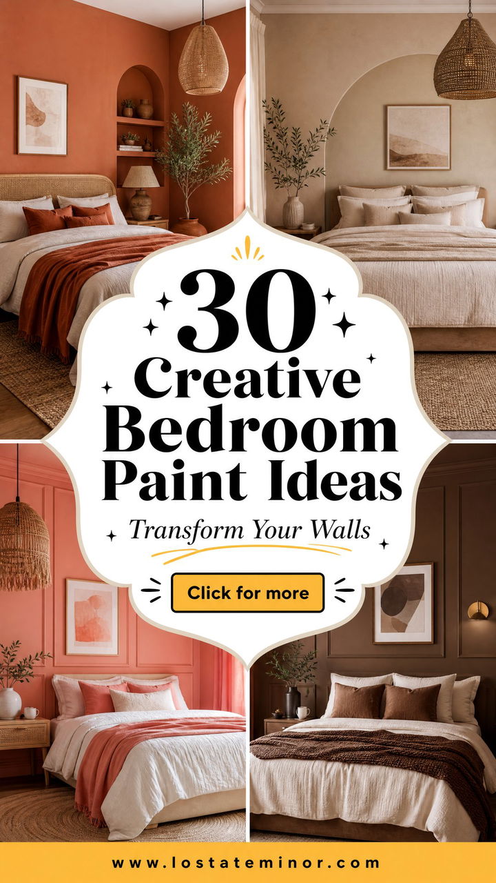 30 Creative Bedroom Paint Ideas to Transform Your Walls - 30 Creative Bedroom Paint Ideas to Transform Your Walls