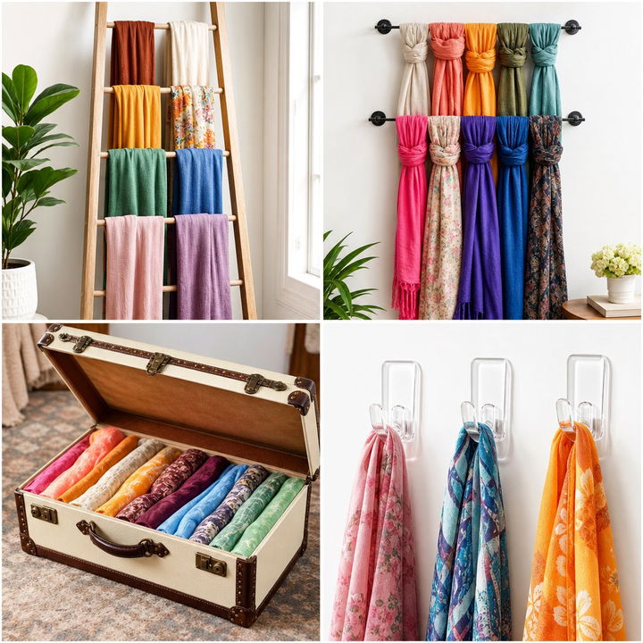 30 Creative Bedroom Scarf Storage Ideas for Easy Organizing