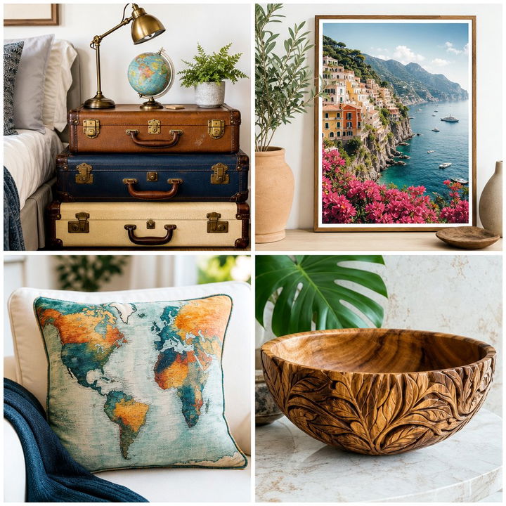 30 Creative Bedroom Travel Souvenir Ideas for Unique Decor