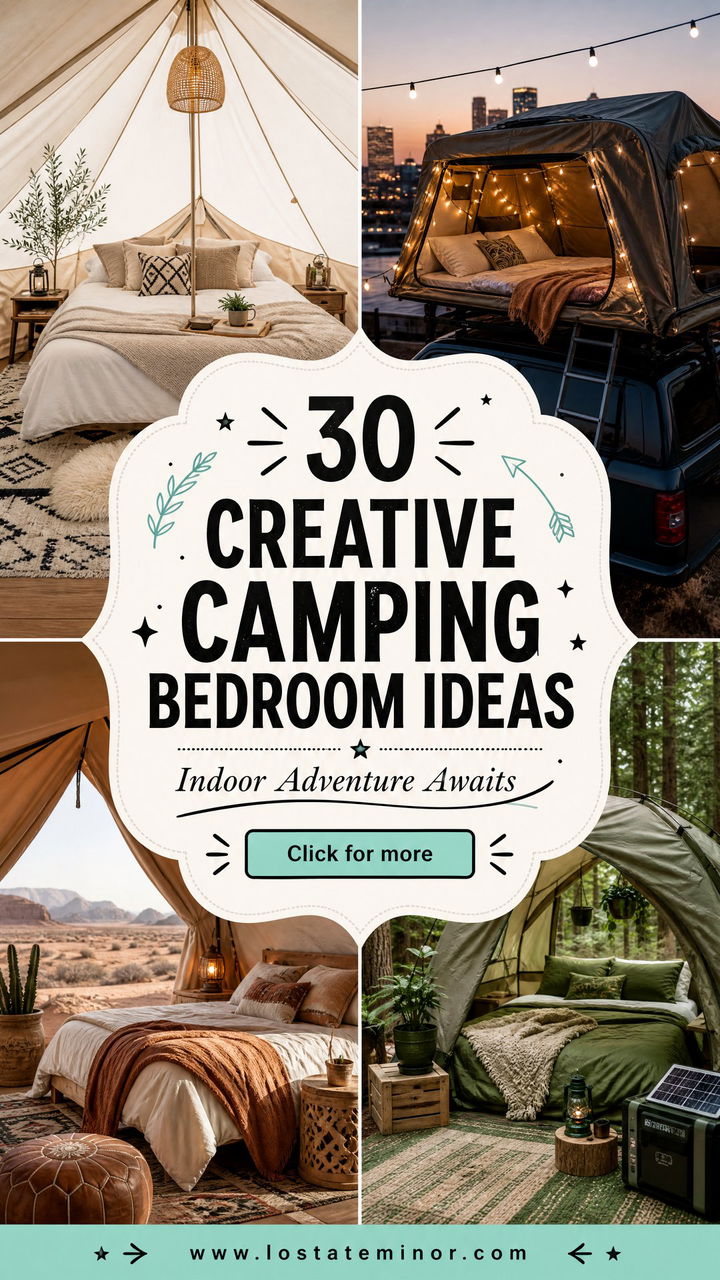 30 Creative Camping Bedroom Ideas for an Indoor Adventure - 30 Creative Camping Bedroom Ideas for an Indoor Adventure