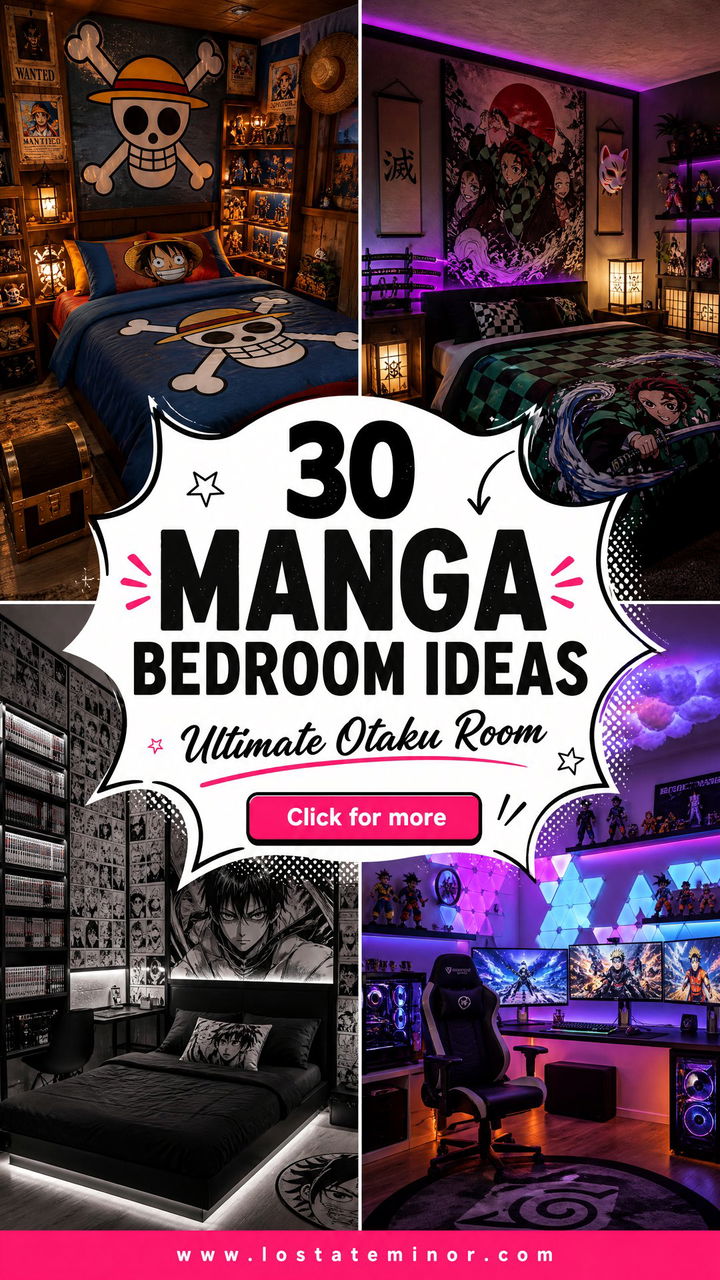 30 Creative Manga Bedroom Ideas for Your Ultimate Otaku Room - 30 Creative Manga Bedroom Ideas for Your Ultimate Otaku Room