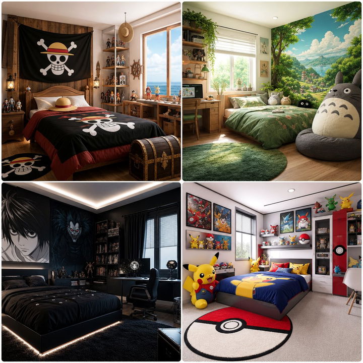 30 Creative Manga Bedroom Ideas for Your Ultimate Otaku Room