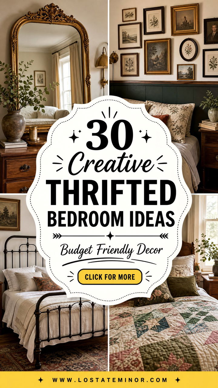 30 Creative Thrifted Bedroom Ideas for Budget Decorators - 30 Creative Thrifted Bedroom Ideas for Budget Decorators
