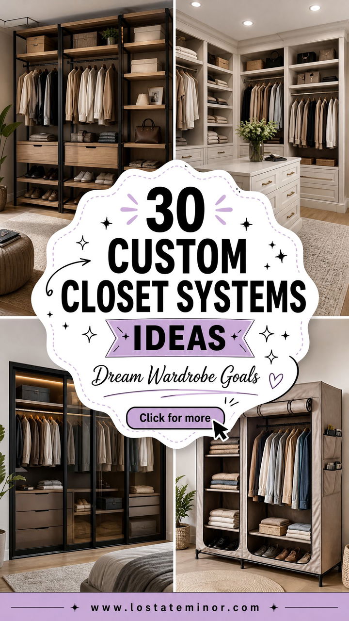 30 Custom Bedroom Closet Systems for Your Dream Wardrobe - 30 Custom Bedroom Closet Systems for Your Dream Wardrobe