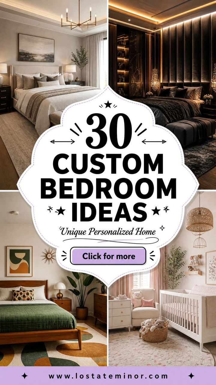 30 Custom Bedroom Ideas for a Unique and Personalized Home - 30 Custom Bedroom Ideas for a Unique and Personalized Home