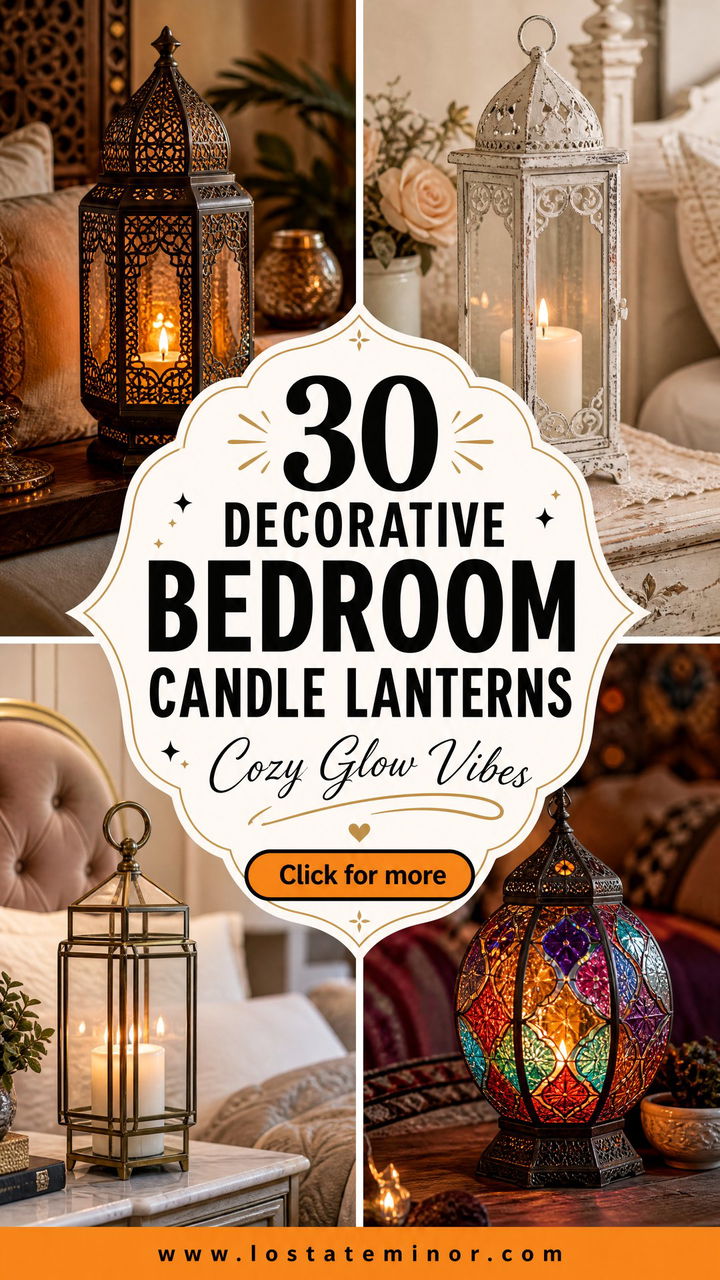 30 Decorative Bedroom Candle Lanterns for Cozy Lighting - 30 Decorative Bedroom Candle Lanterns for Cozy Lighting
