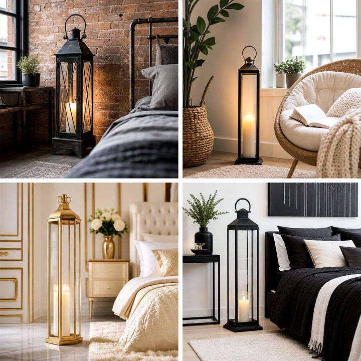 30 Decorative Bedroom Candle Lanterns for Cozy Lighting