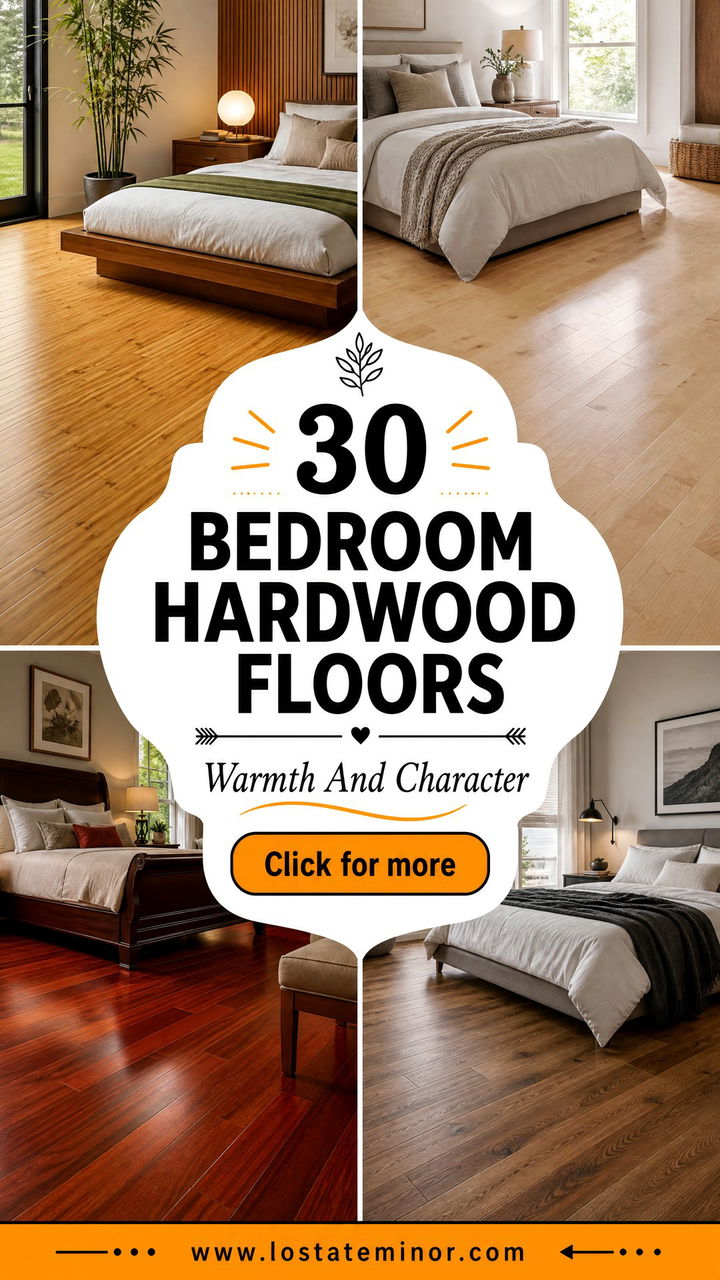 30 Durable Bedroom Hardwood Floors for Warmth and Character - 30 Durable Bedroom Hardwood Floors for Warmth and Character