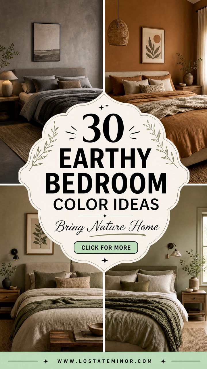 30 Earthy Bedroom Color Ideas to Bring Nature Into Your Home - 30 Earthy Bedroom Color Ideas to Bring Nature Into Your Home