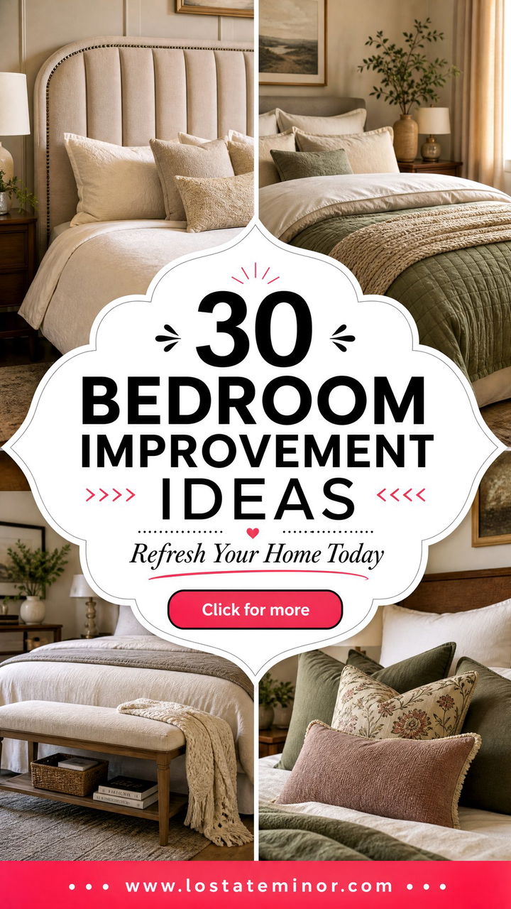 30 Easy Bedroom Improvement Ideas for a Better Home - 30 Easy Bedroom Improvement Ideas for a Better Home