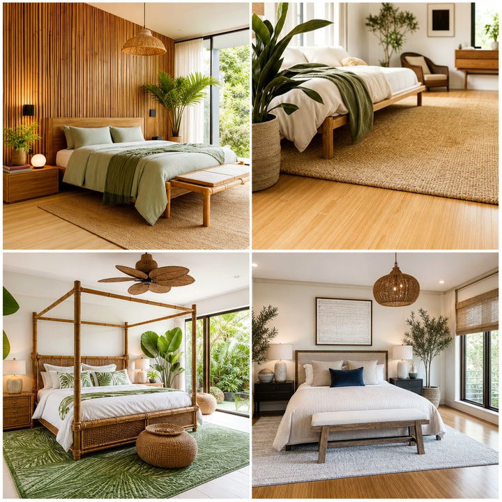 30 Eco-Friendly Bedroom Bamboo Flooring Ideas for Homes
