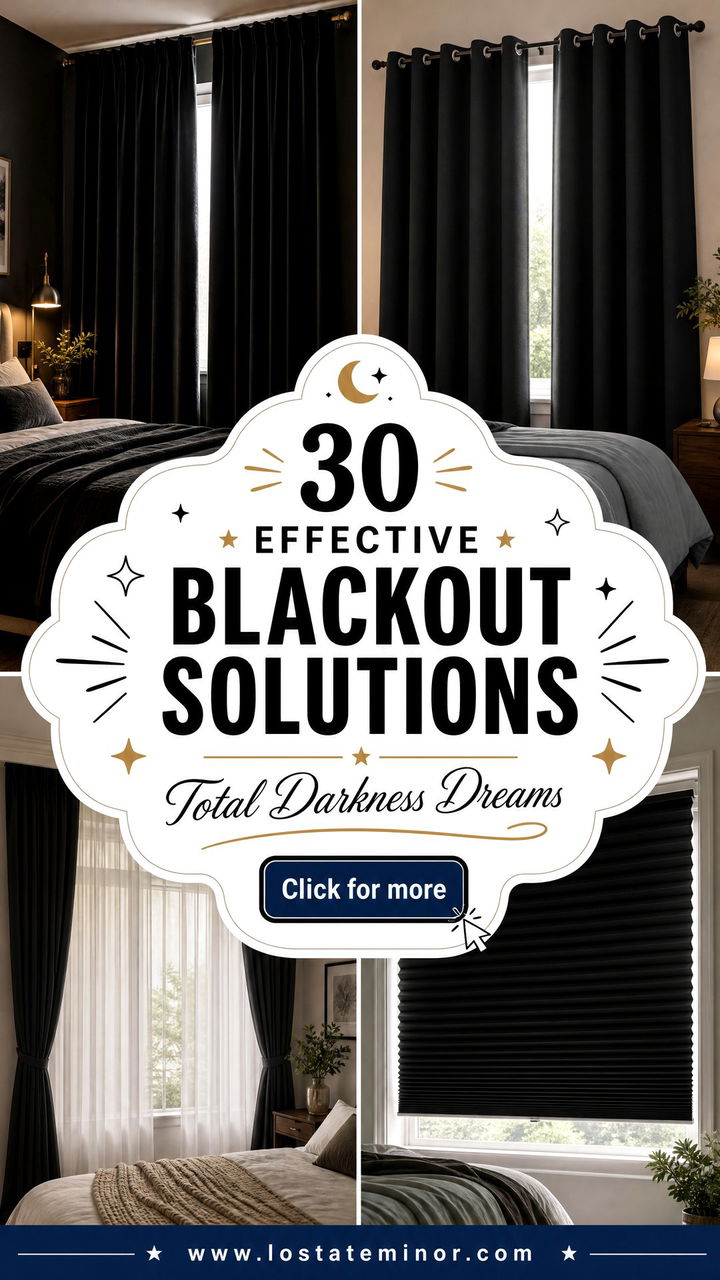30 Effective Bedroom Blackout Solutions for Total Darkness - 30 Effective Bedroom Blackout Solutions for Total Darkness