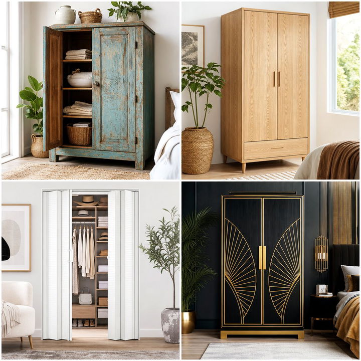 30 Elegant Bedroom Armoires for Style and Smart Storage