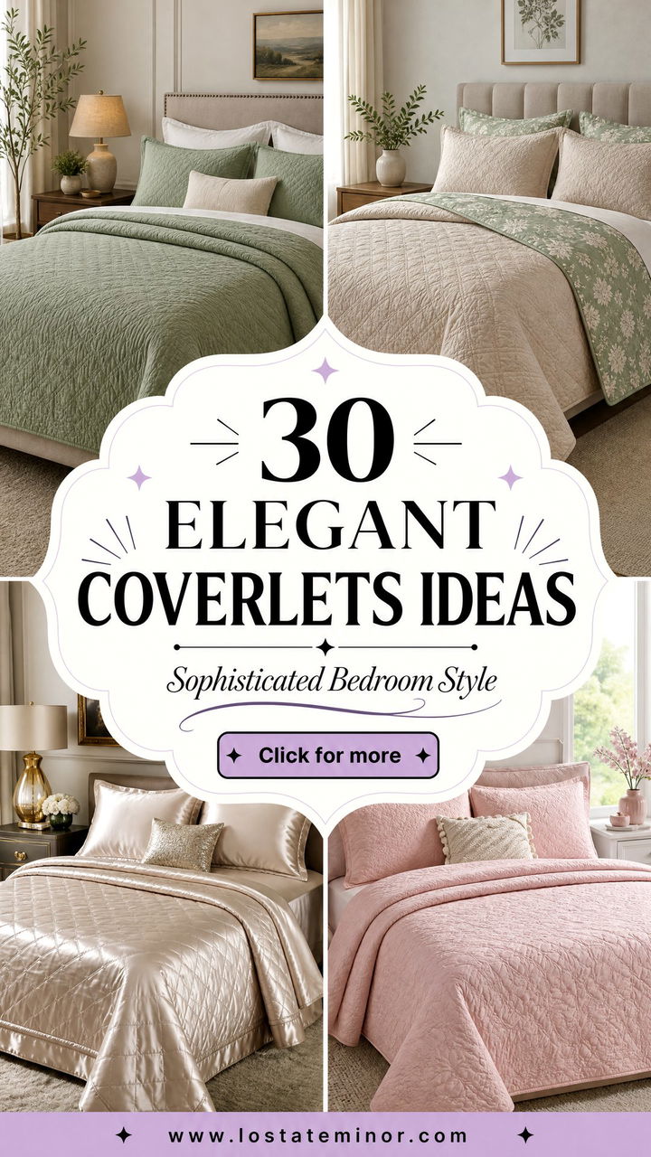 30 Elegant Bedroom Coverlets for a Sophisticated Look - 30 Elegant Bedroom Coverlets for a Sophisticated Look