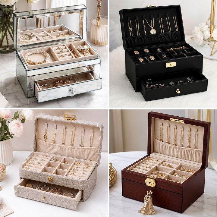 30 Elegant Bedroom Jewelry Boxes to Organize Your Gems