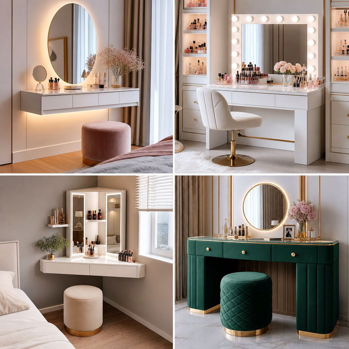 30 Elegant Bedroom Makeup Vanities for Your Beauty Routine