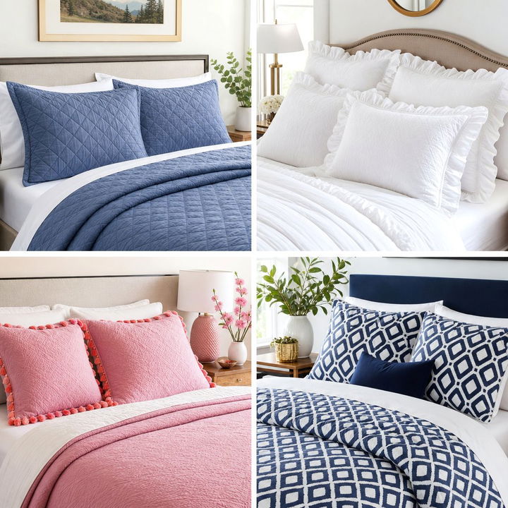 30 Elegant Bedroom Pillow Shams to Refresh Your Bedding