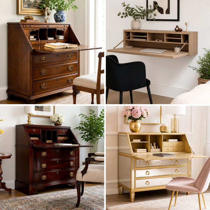 30 Elegant Bedroom Secretary Desks for a Productive Space