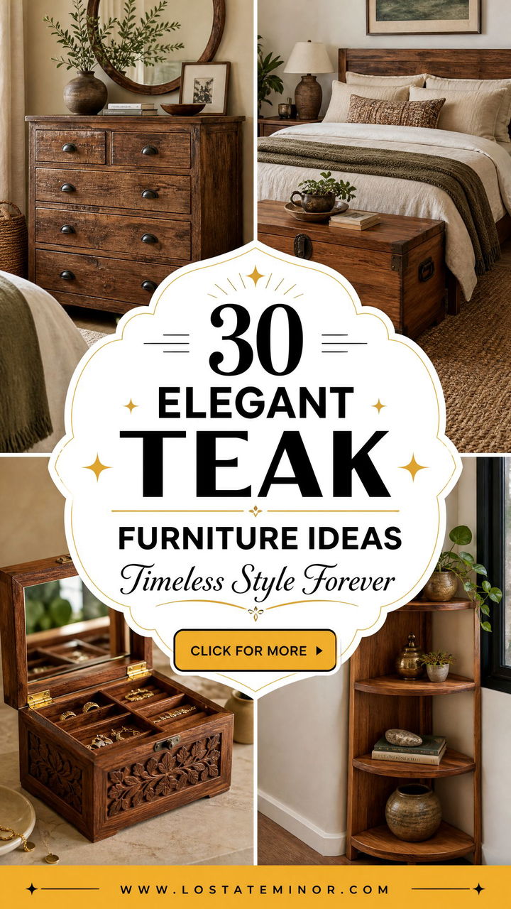 30 Elegant Bedroom Teak Furniture Ideas for Timeless Style - 30 Elegant Bedroom Teak Furniture Ideas for Timeless Style