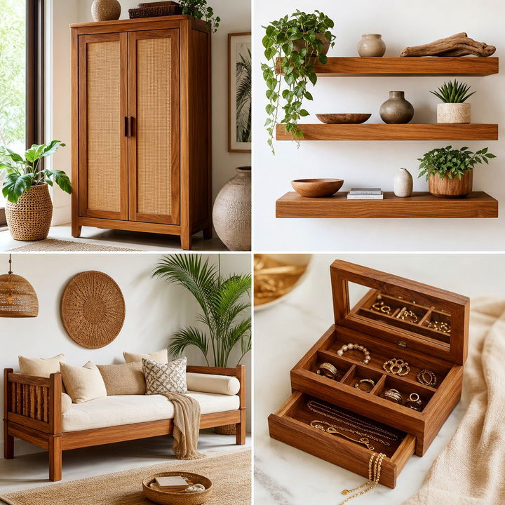 30 Elegant Bedroom Teak Furniture Ideas for Timeless Style