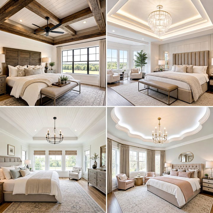 30 Elegant Bedroom Tray Ceiling Ideas to Elevate Your Style