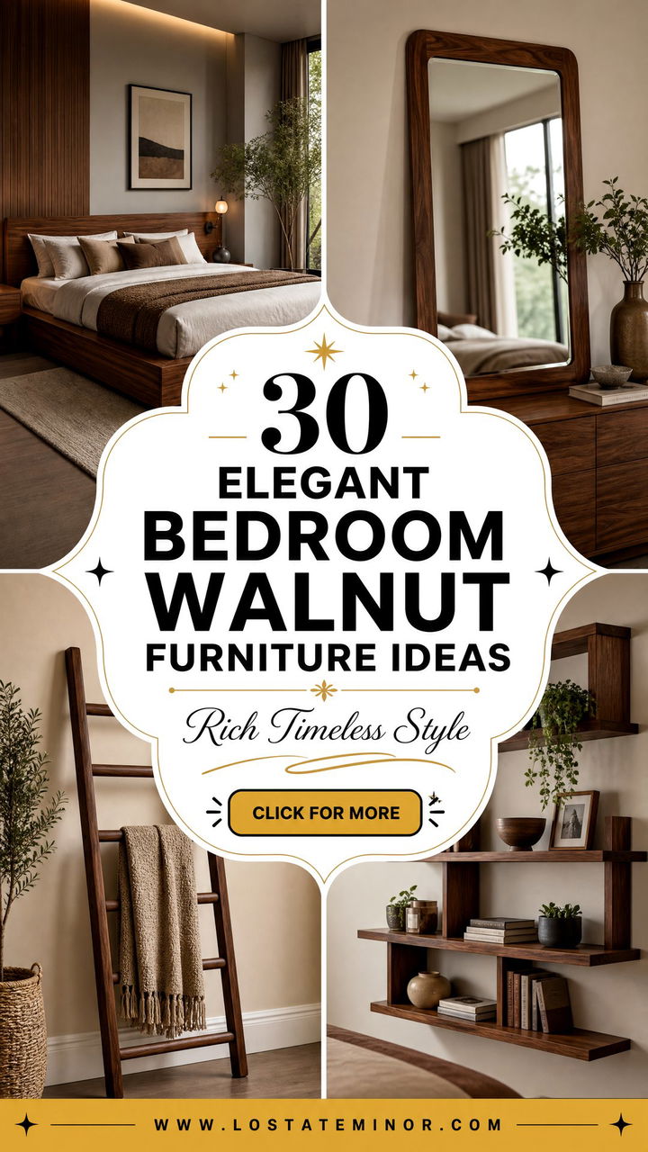 30 Elegant Bedroom Walnut Furniture Ideas for Your Home - 30 Elegant Bedroom Walnut Furniture Ideas for Your Home
