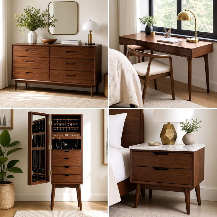 30 Elegant Bedroom Walnut Furniture Ideas for Your Home