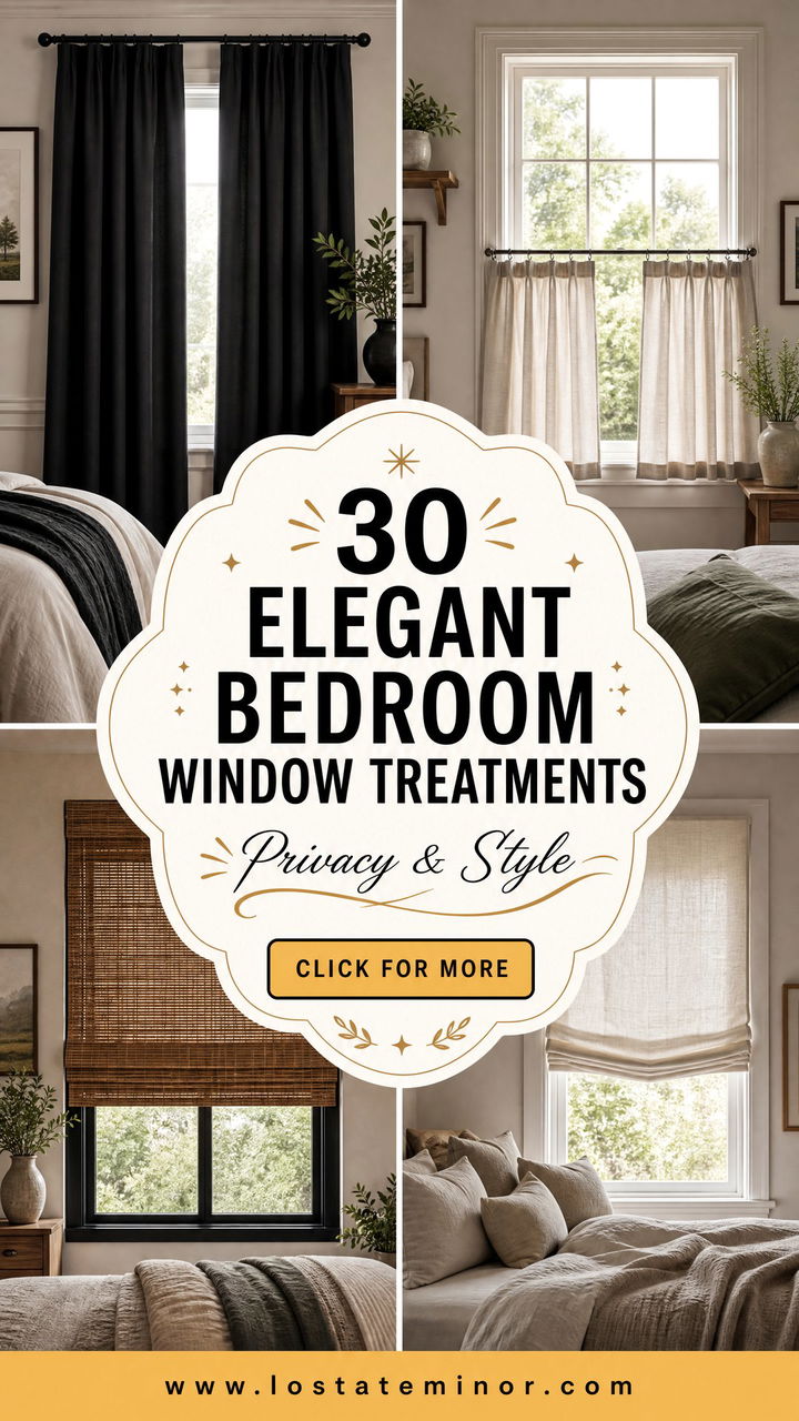 30 Elegant Bedroom Window Treatments for Privacy and Style - 30 Elegant Bedroom Window Treatments for Privacy and Style