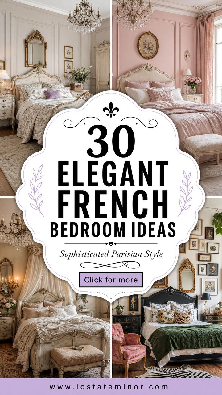30 Elegant French Bedroom Ideas for a Sophisticated Space - 30 Elegant French Bedroom Ideas for a Sophisticated Space