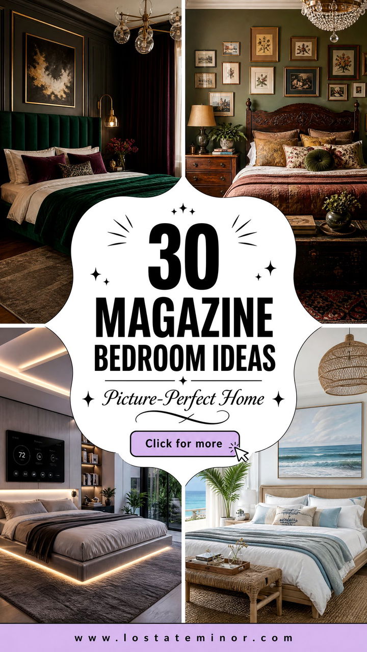 30 Elegant Magazine Bedroom Ideas for a Picture-Perfect Home - 30 Elegant Magazine Bedroom Ideas for a Picture-Perfect Home