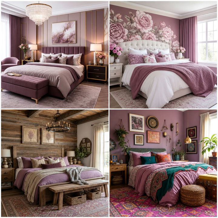 30 Elegant Mauve Bedroom Ideas for a Soft and Relaxing Vibe