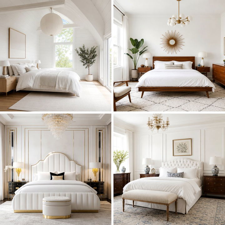 30 Elegant White Bedroom Design Ideas for a Modern Space