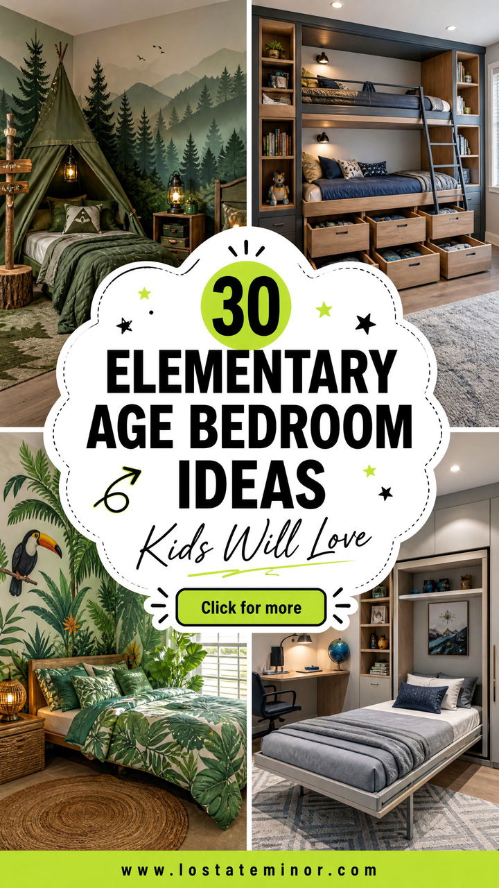 30 Elementary Age Bedroom Ideas Your Kids Will Love - 30 Elementary Age Bedroom Ideas Your Kids Will Love