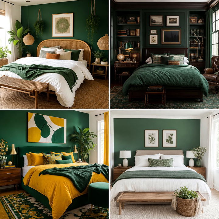 30 Emerald Bedroom Decor Ideas to Elevate Your Living Space