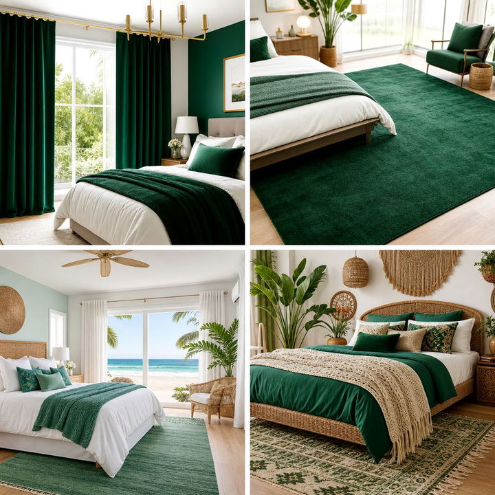 30 Emerald Bedroom Ideas for a Rich and Luxurious Retreat